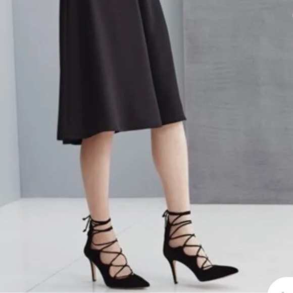 Vince Camuto, VC-BARSHA 9M, black suede - Picture 4 of 6